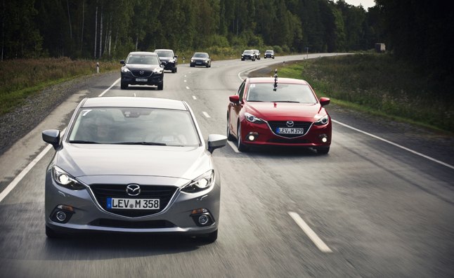 2014 Mazda3 Completes 9,300 Mile Journey to Frankfurt
