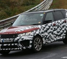range rover sport r s spied on the nurburgring