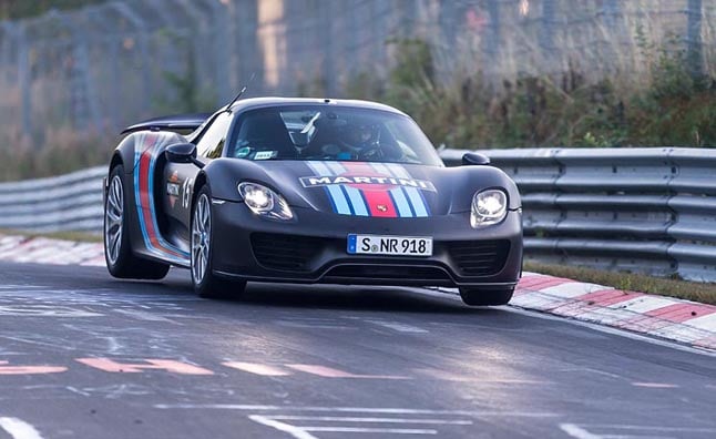 porsche 918 spyder could best its own nurburgring record lieb