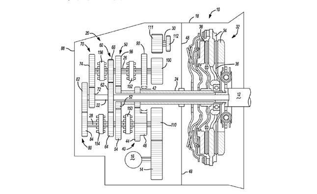 GM Files Patent for Seven-Speed Dual Clutch Gearbox