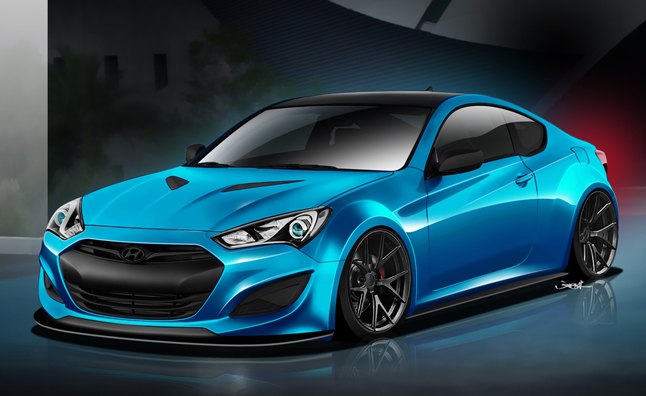 Atlantis Blue JP Edition Genesis Coupe Puts Style First