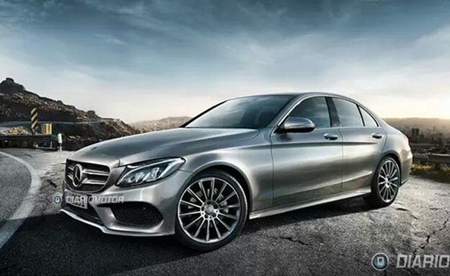 2015 mercedes c class revealed in leaked image