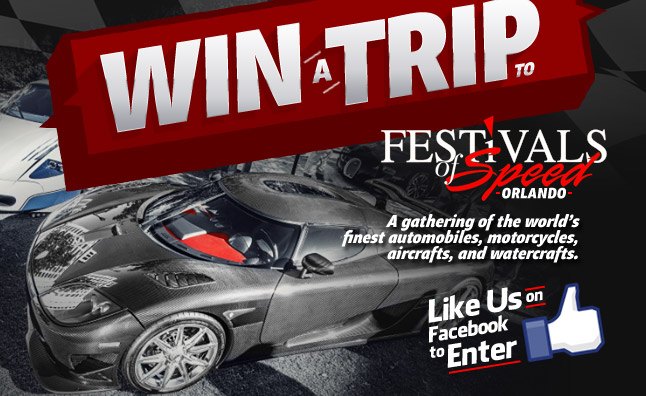 Win a Trip to the Festivals of Speed, Orlando
