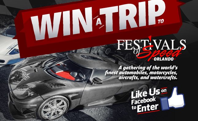 win a trip to the festivals of speed orlando
