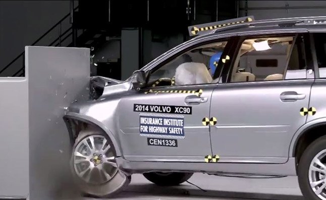 2014 Volvo XC90 Aces IIHS Crash Tests