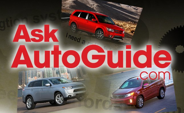 Ask AutoGuide No. 27 - 2014 Mitsubishi Outlander Vs. 2014 Dodge Journey Vs. 2014 Kia Sorento
