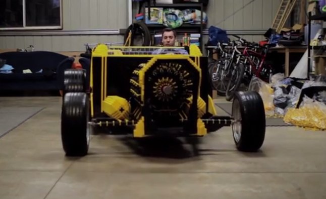 This Life-Sized Lego Car Runs on Air – Video