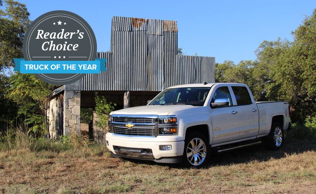 chevy silverado named 2014 autoguide com reader s choice truck of the year