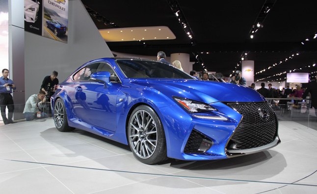 2015 lexus rc f coupe snarls with more than 450 hp