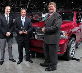 autoguide com hands out the hardware at the 2014 detroit auto show