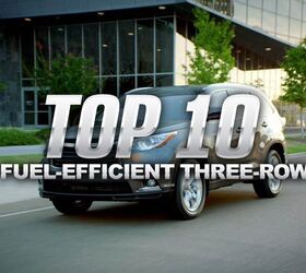 top 10 most fuel efficient three row suvs