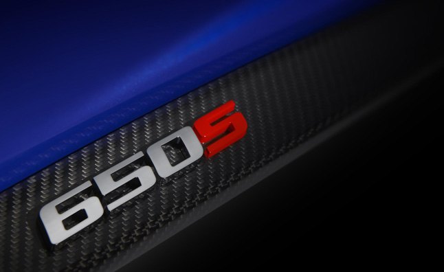 McLaren 650S Name Announced Before Geneva Debut