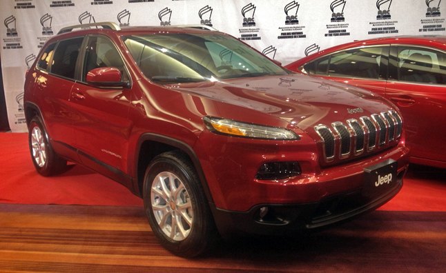 2014 jeep cherokee named canadian utility vehicle of the year