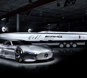 stupid fast on land and at sea amg and cigarette racing concepts coming to miami