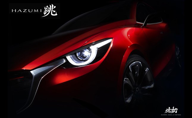 2015 Mazda2 Teased in Hazumi Concept