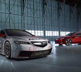 The 2015 Acura TLX GT Race Car and TLX Prototype.