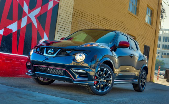 As king of the JUKE line, the new NISMO RS ups JUKE's bragging rights to a best-in-class* 215 horsepower (at 6,000 rpm) and 210 lb-ft of torque (at 3,600 – 4,800 rpm) for the 6-speed manual transmission-equipped front-wheel drive model. The JUKE NISMO RS All-Wheel Drive with Xtronic CVT(R) is rated at 211 horsepower (at…