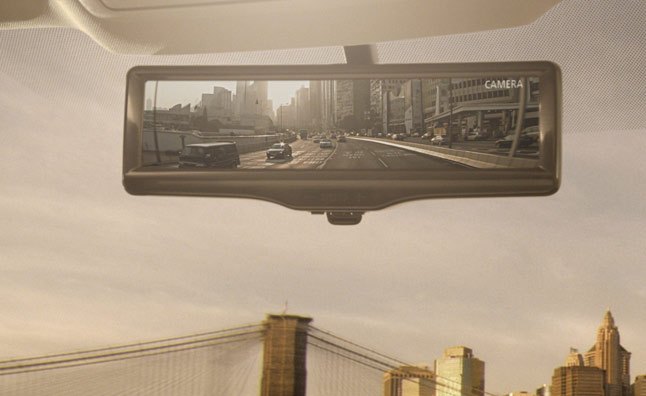 nissan reveals camera based rearview mirror