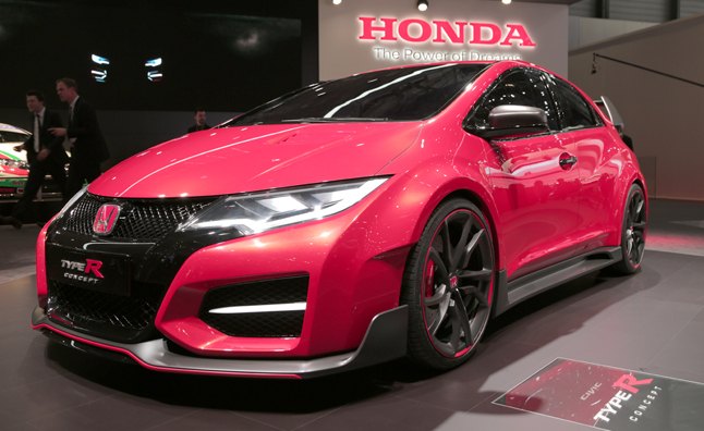 Honda Civic Type R Concept Blows Turbocharged Raspberry at USA