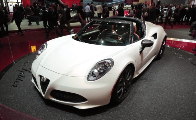 Alfa Romeo 4C Spider Video, First Look | AutoGuide.com