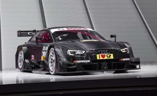 Audi RS 5 DTM Race Car Rolled Out in Geneva