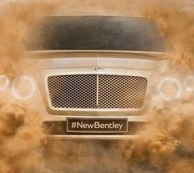 bentley suv teased with new less ugly look