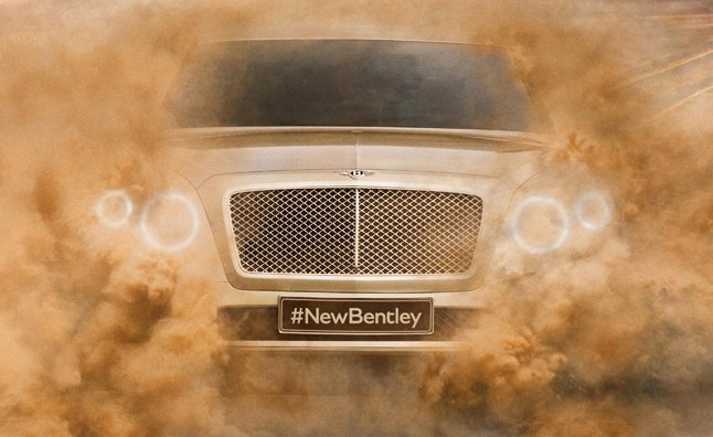 Bentley SUV Teased With New, Less Ugly Look