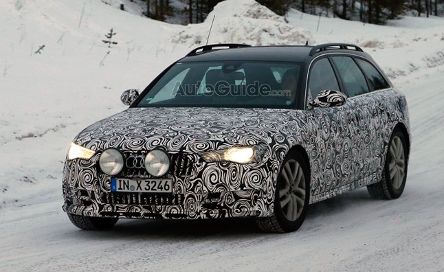 Refreshed Audi A6 Spotted Frolicking in the Snow