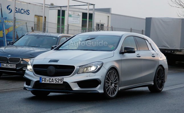 Mercedes CLA 45 AMG Shooting Brake Spied Testing