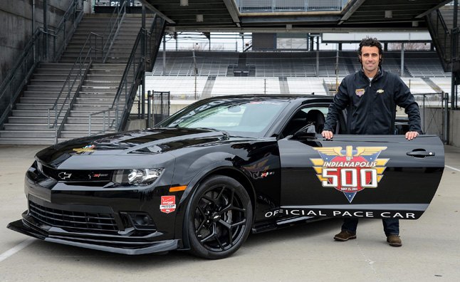Chevrolet Racing announces Tuesday, March 25, 2014 that three-time Indianapolis 500 winner Dario Franchitti will drive a 2014 Chevrolet Camaro Z/28 to pace the 98th running of the Indianapolis 500 on May 25. ItOs the eighth time a Camaro has been the pace car, starting in 1967 Dj and the 25th time a Chevrolet has…