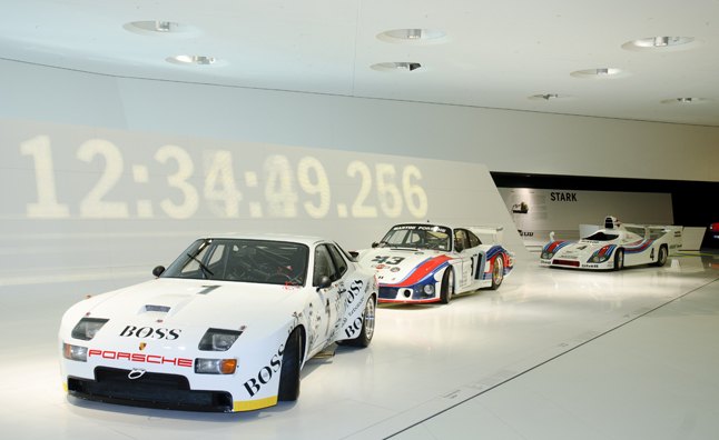 le mans race cars take over porsche museum
