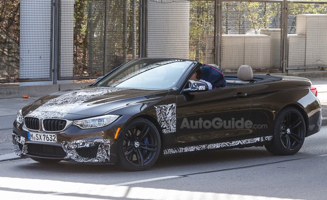 BMW M4 Convertible Almost Fully Revealed in Latest Spy Photos