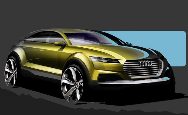 Audi TT-Based Crossover Teased for Beijing Auto Show
