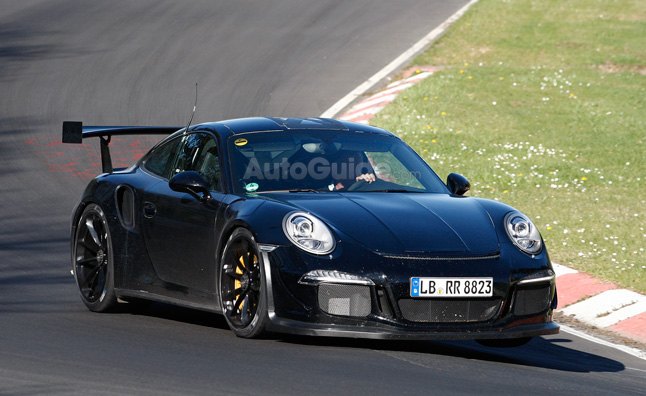 Porsche 911 GT3 RS Spied With Fire Proof Engine