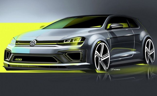 Volkswagen R400 Concept Sketches Reveal 395 HP Hot Hatch