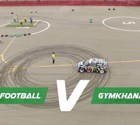 ken block s footkhana combines cars and soccer