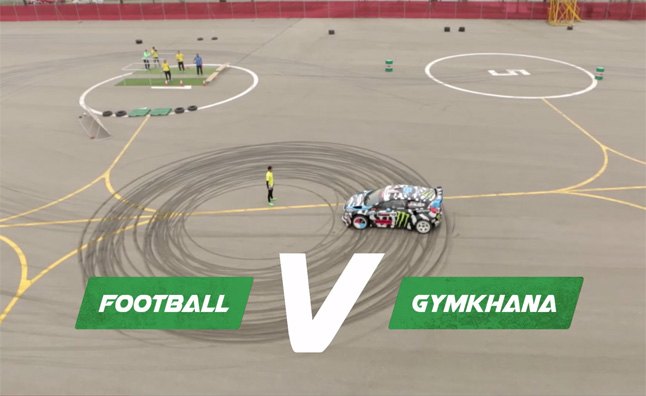Ken Block's Footkhana Combines Cars and Soccer
