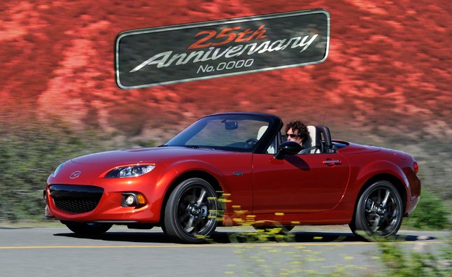 25th Anniversary Mazda Miata Starts at $33,000