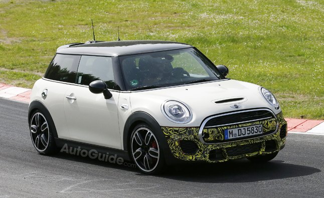 2015 Mini JCW Spotted Testing at the Nrburgring