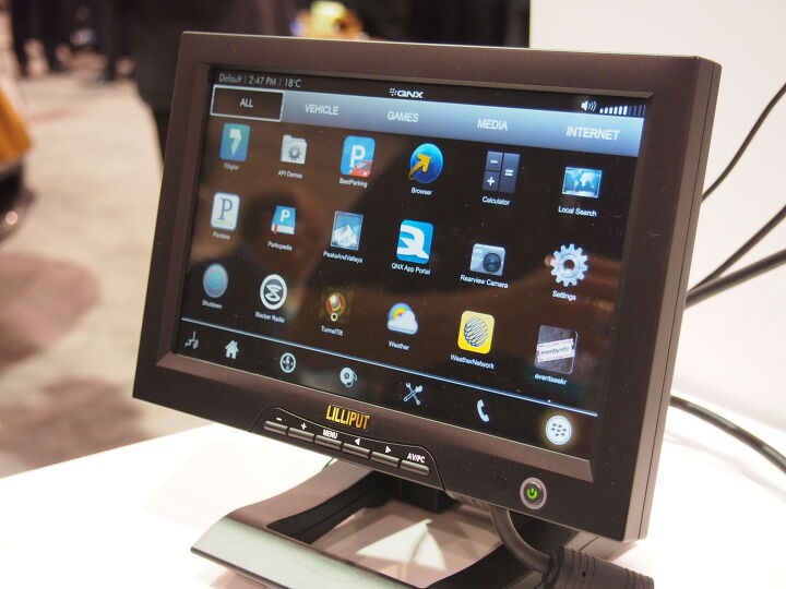 qnx showcases high speed infotainment system