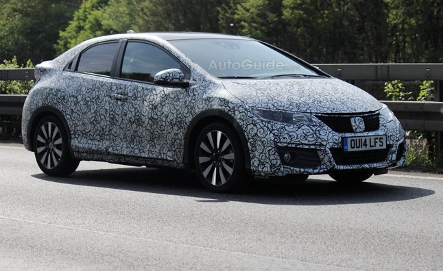 Honda Civic Spied Testing With Type R Inspired Style