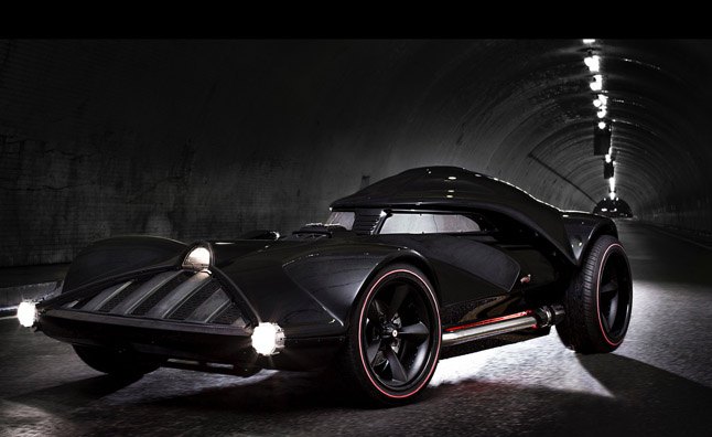 hot wheels joins the dark side with darth vader car