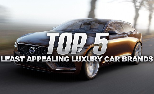 top 5 least appealing luxury car brands