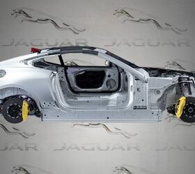 infographic jaguar f type coupe aluminum structure