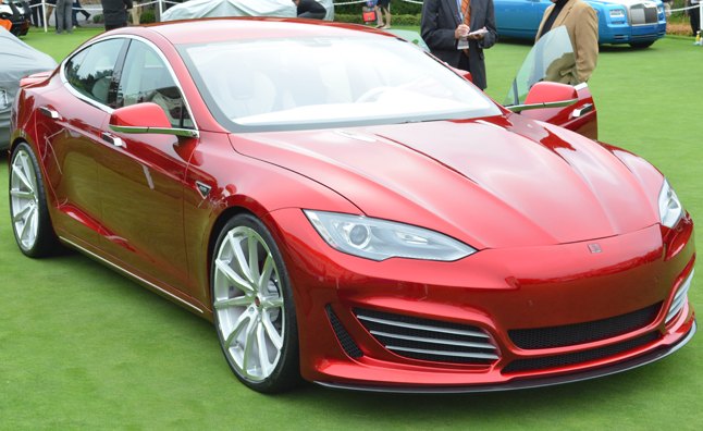 Tesla Model S Gets Steve Saleen Spin at Pebble Beach