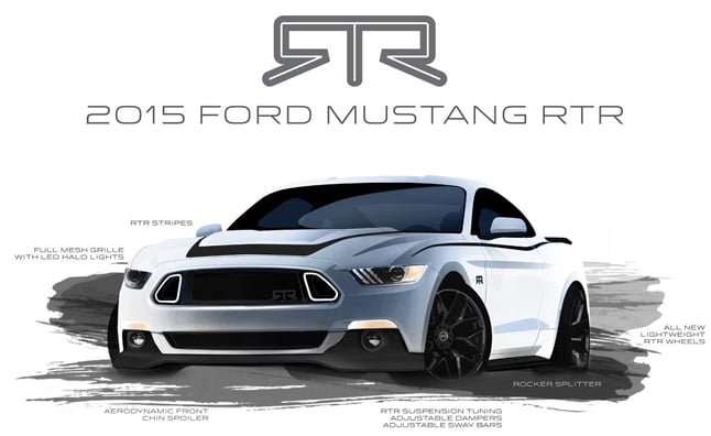 2015 Ford Mustang RTR Previewed in New Sketches