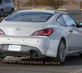 2016 Hyundai Genesis Coupe Spy Photos Reveal a Much Larger Car