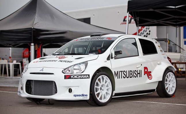 Mitsubishi R5 Rally Car is One Mean Mirage