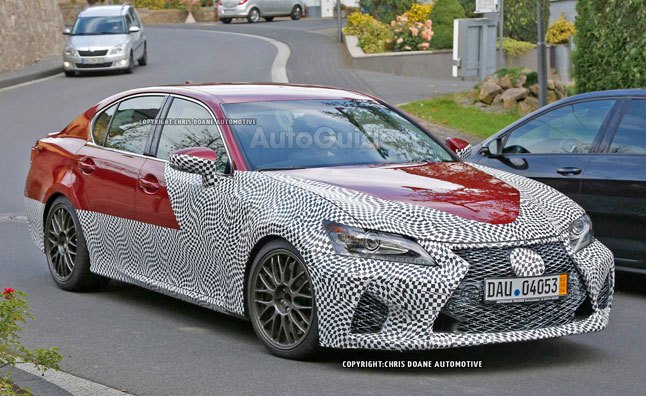 Lexus GS F Spied Training to Take on BMW M5