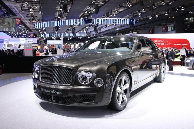Bentley Mulsanne Speed Redefines Excess in Paris